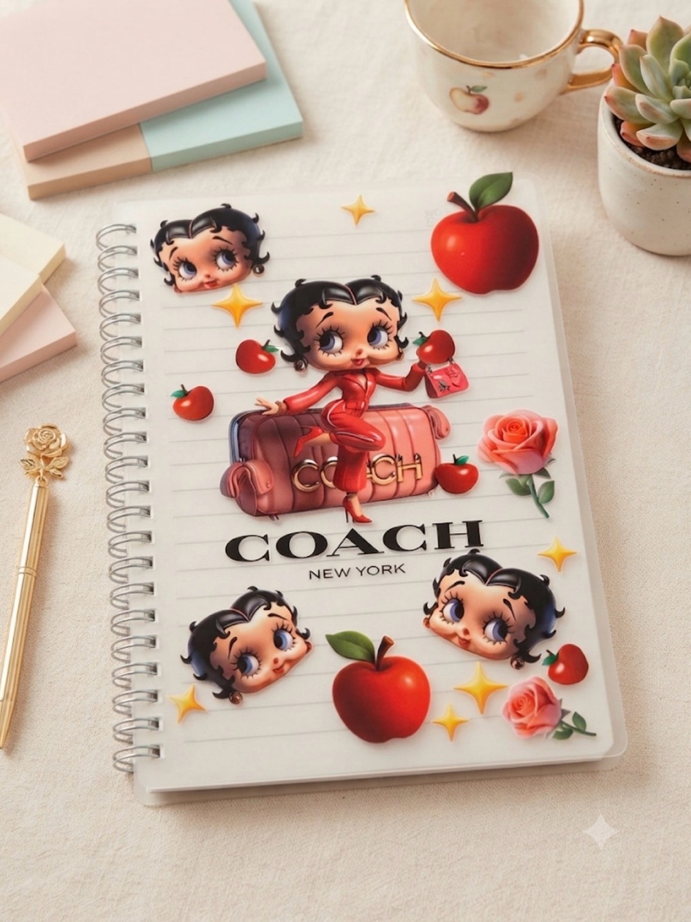 Custom made Betty Note book